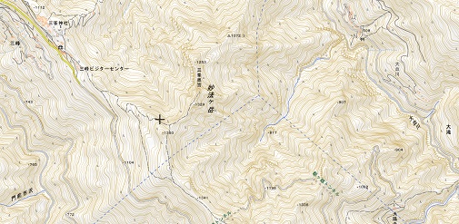 奥秩父 妙法ヶ岳MAP