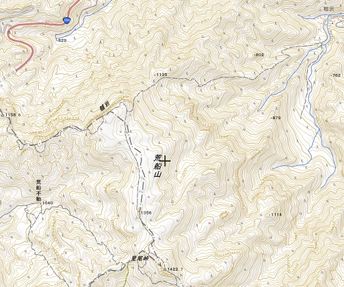 星尾峠・荒船山MAP