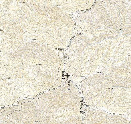 雲取山MAP