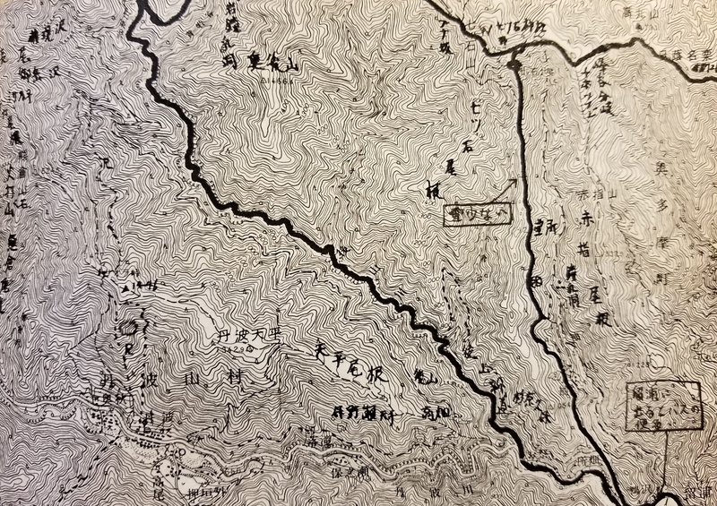 雲取山ルートMAP