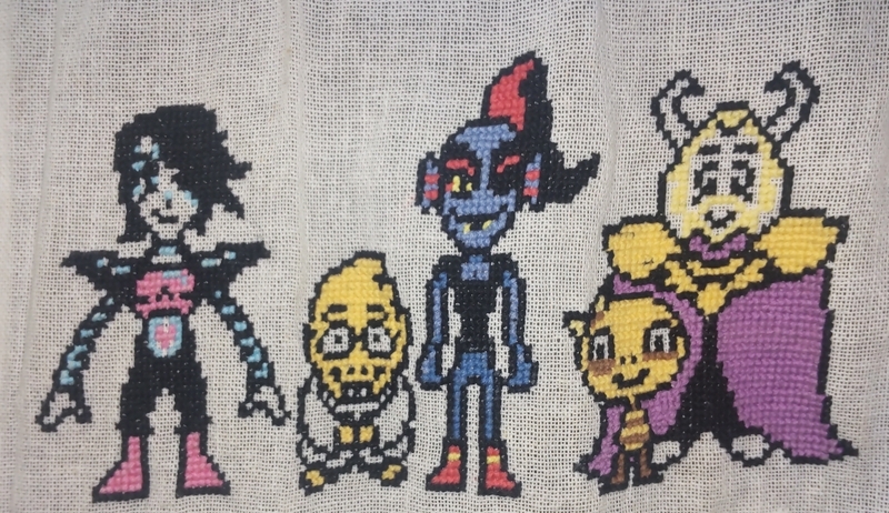 アンダーテールのクロスステッチ【UNDERTALE】 - xxすてっちびよりxx