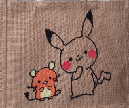 刺繍で自分だけのオリジナルバッグに！【モンポケ】 - xxすてっちびよりxx