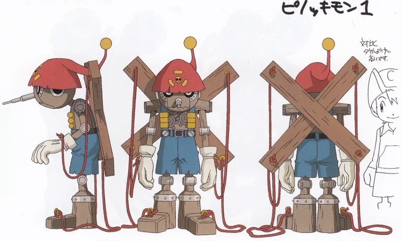 粘土】デジモンのフィギュアを作る③【ピノッキモン】 - xxすてっちび