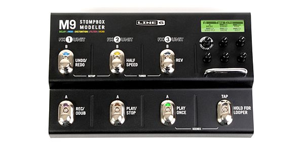 ギター line6 m9 LINE6 M9 Stompbox Modeler W/adapter Guitar Effect Pedal In