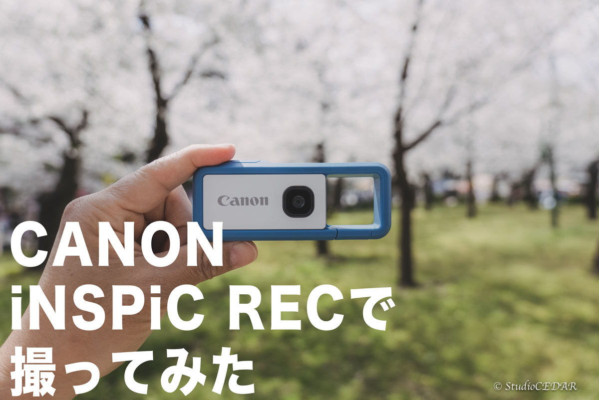 再入荷 Canon カメラ iNSPiC REC BLUE ブルー(小型/防水/耐久)身に