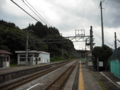 [鉄道][空][山][雲]上牧駅