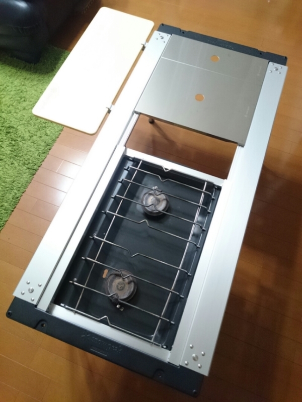 キャンプ用メインテーブル その4 日茶飯事