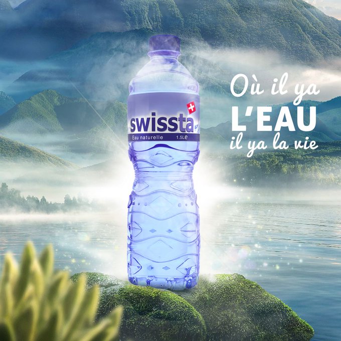 Drinking water in Kinshasa, DRC, Africa