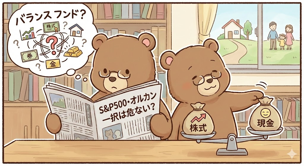 バランスファンドの方が難しいのでは？と考えるT-Kuma