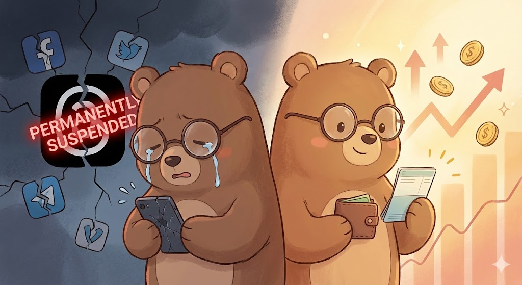 スレッズのアカウント永久停止のショックと資産増で心が迷子なT-Kuma