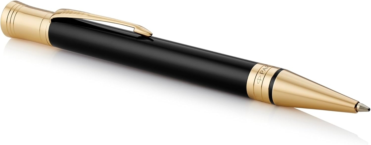PARKER パーカー ボールペン デュオフォールド クラシック ブラックGT 中字 油性 ギフトボックス入り 正規輸入品 1931386