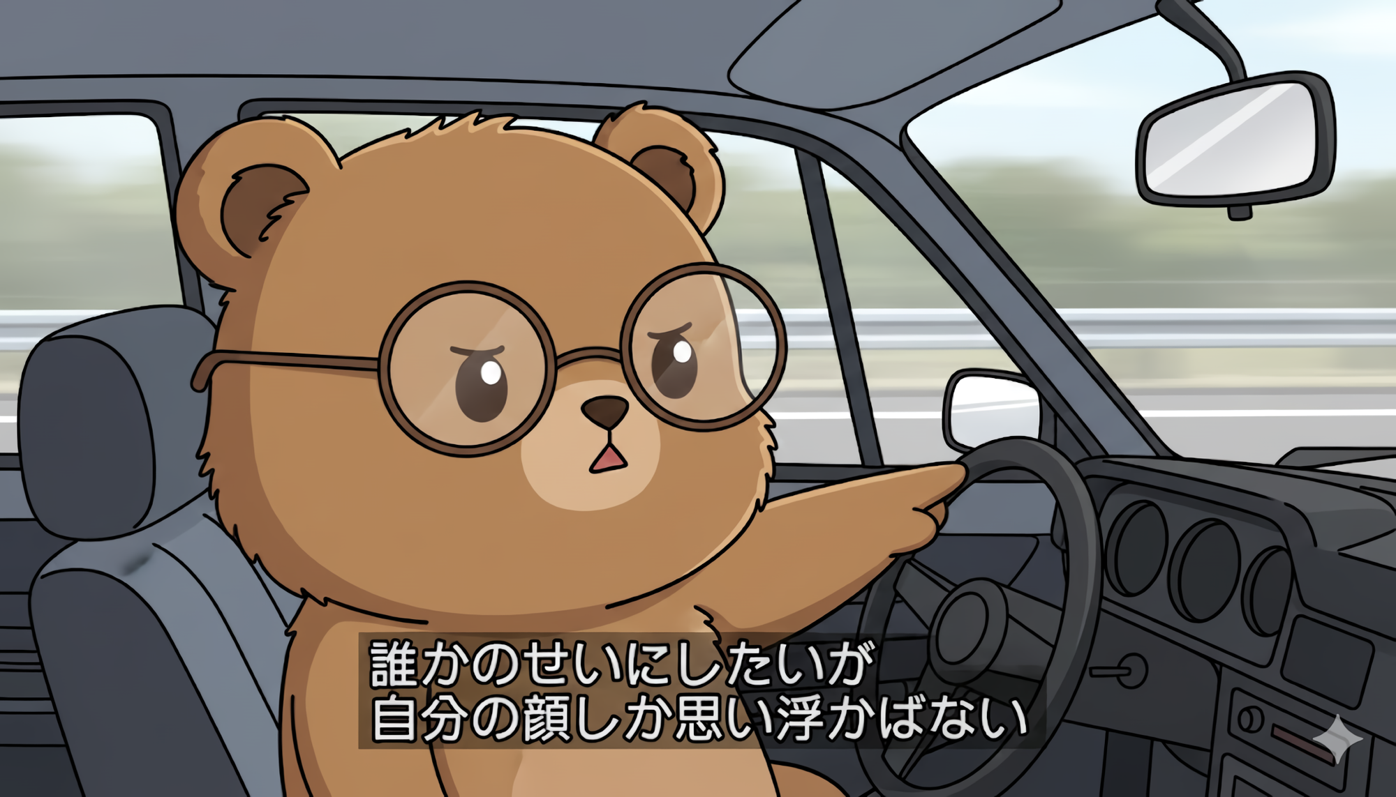 誰かのせいにしたいが自分の顔しか思い浮かばないT-Kuma