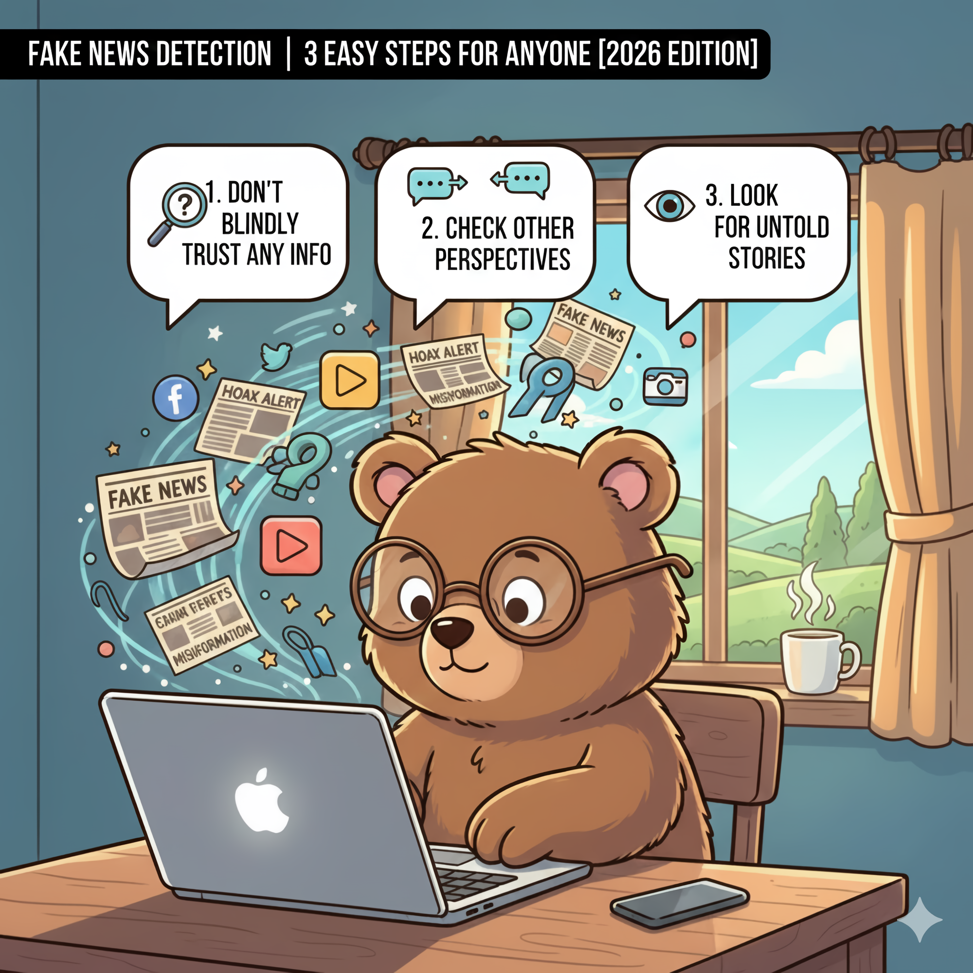 T-Kuma tries to stay sane in the age of fake news