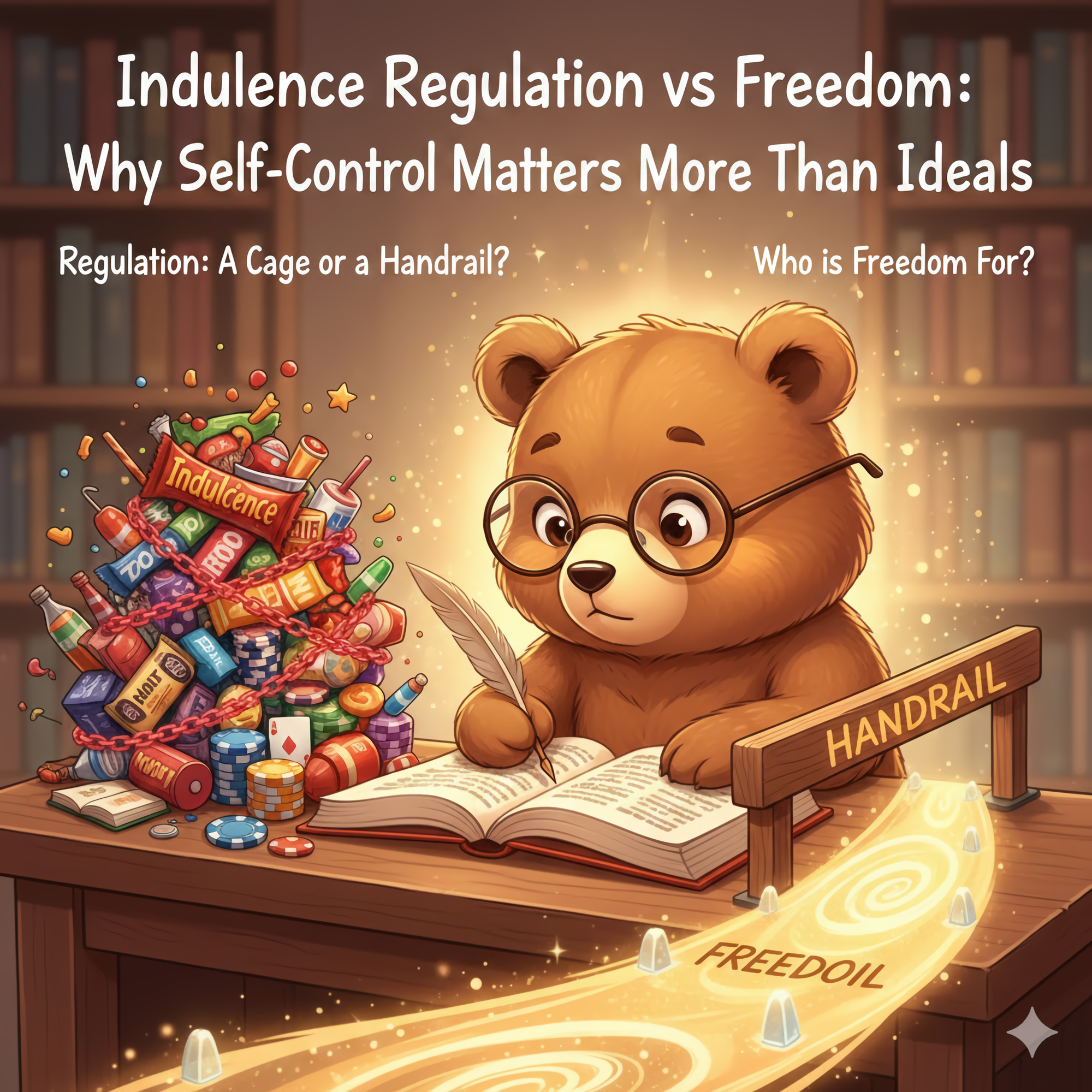 T-Kuma struggles between self-control and ideals