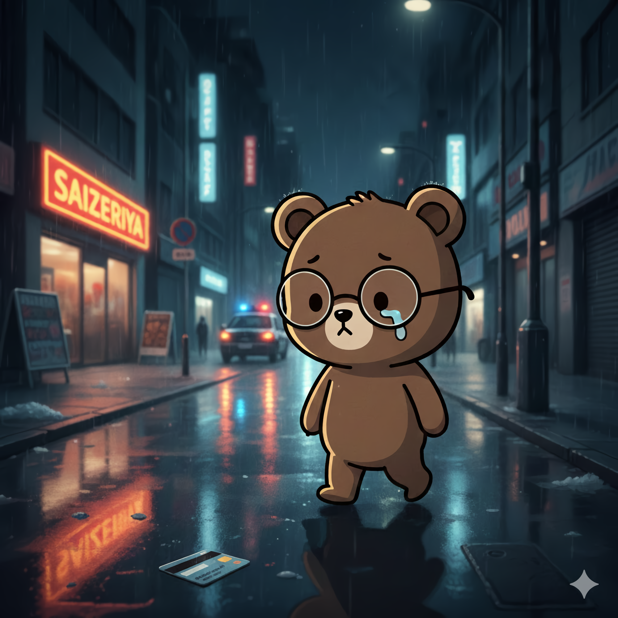 クレジットカードを拾っても拾わなくてもバッドルートなT-Kuma