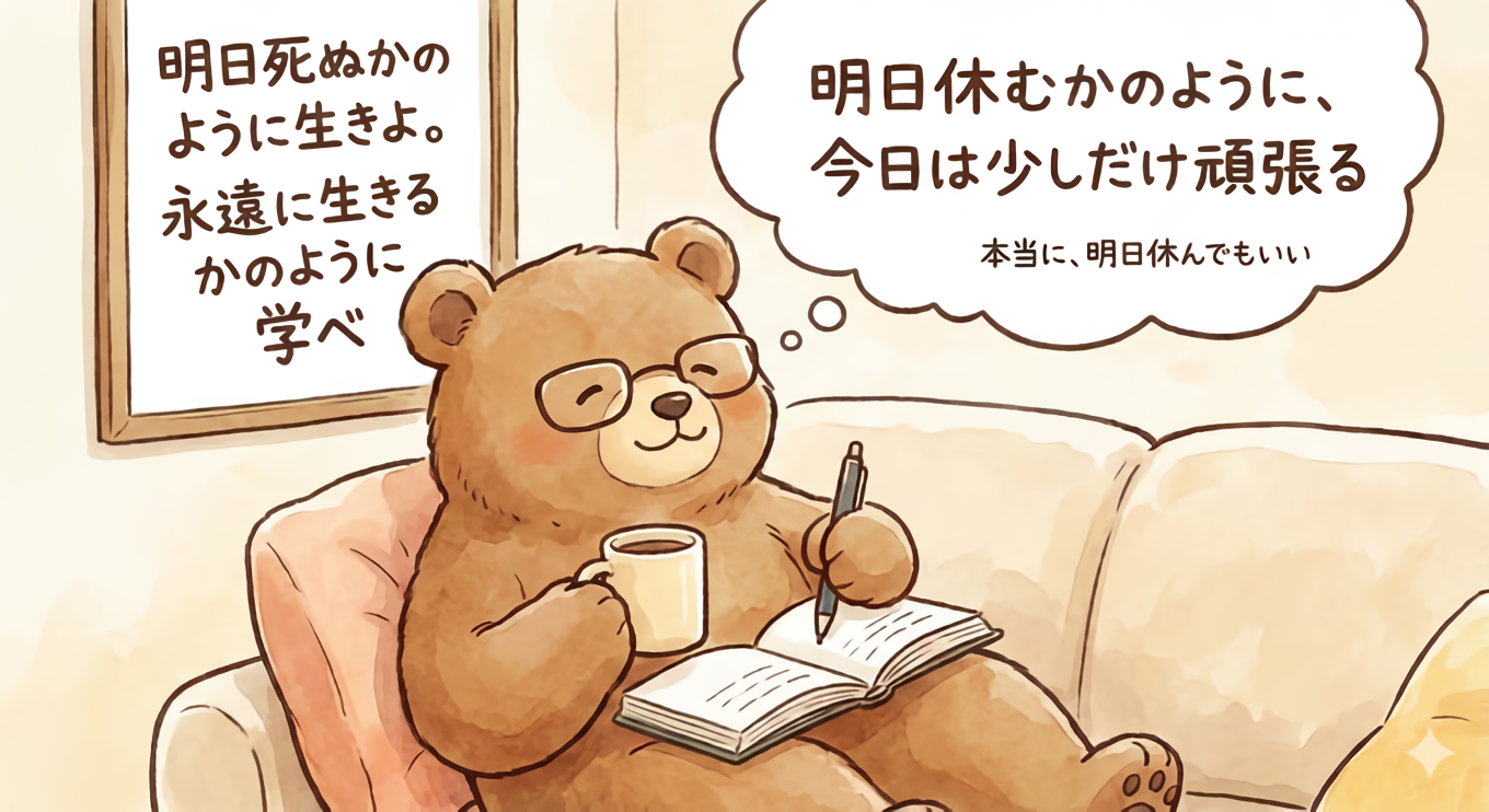 名言を人生のそばに置きたいT-Kuma