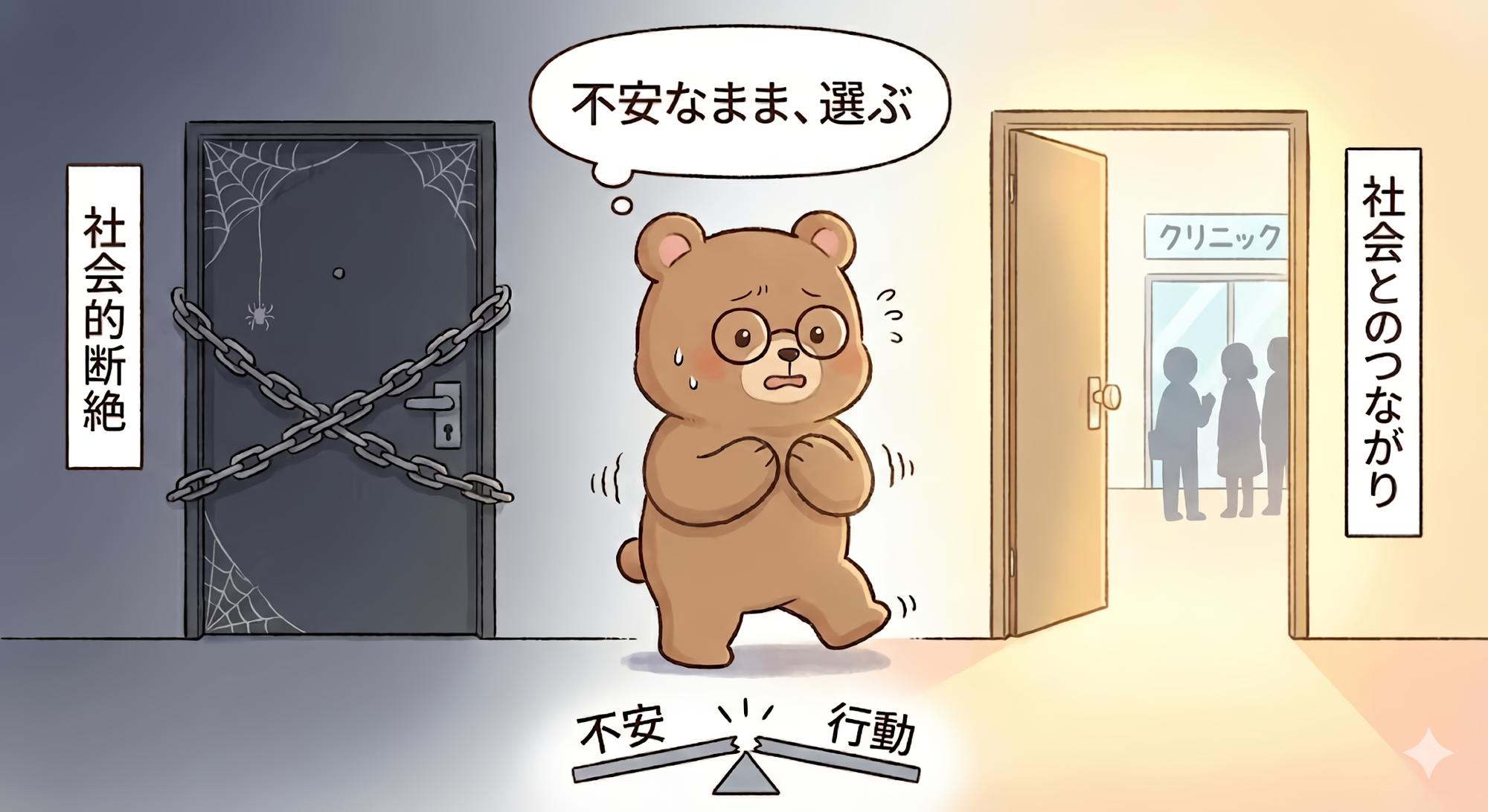 不安が消えないまま、行動を選び続けているT-Kuma