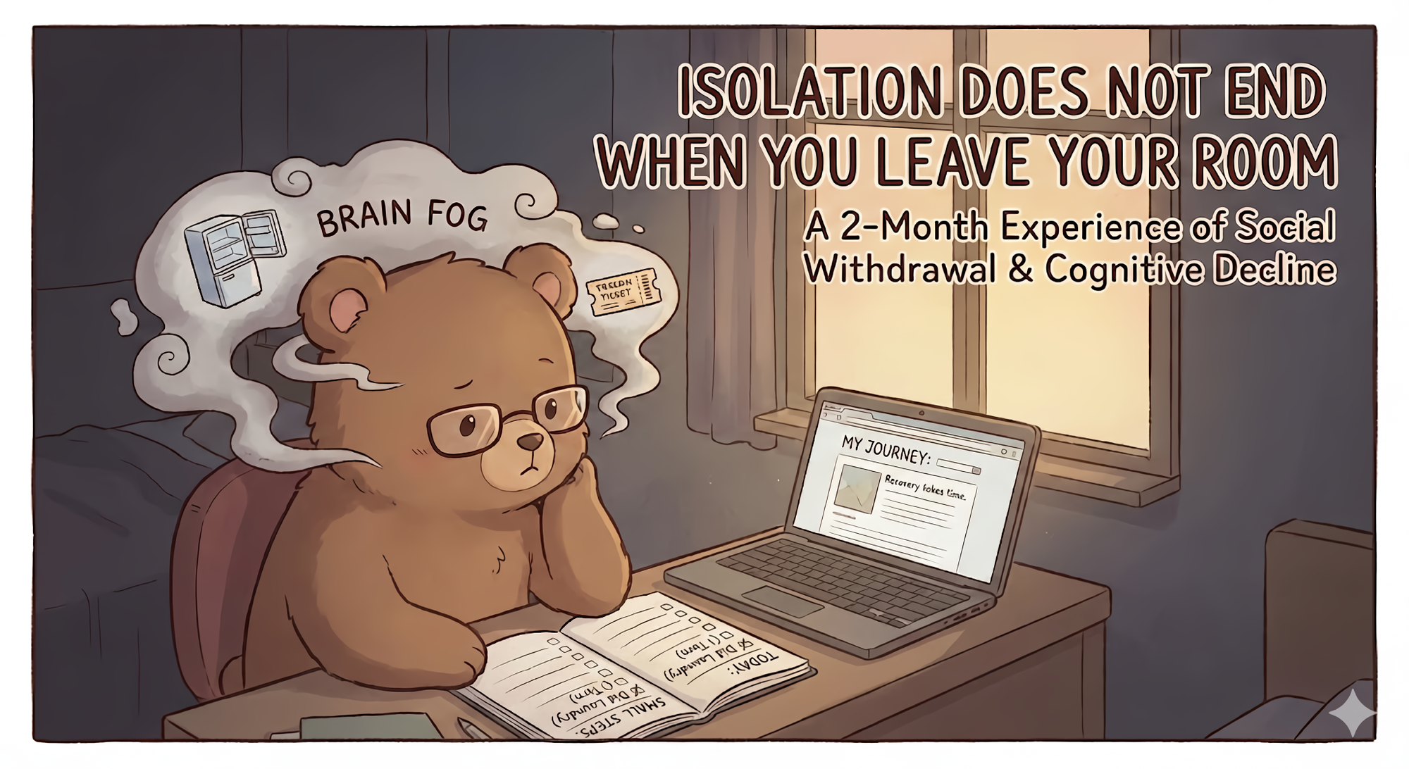 Isolation Does Not End When You Leave Your Room