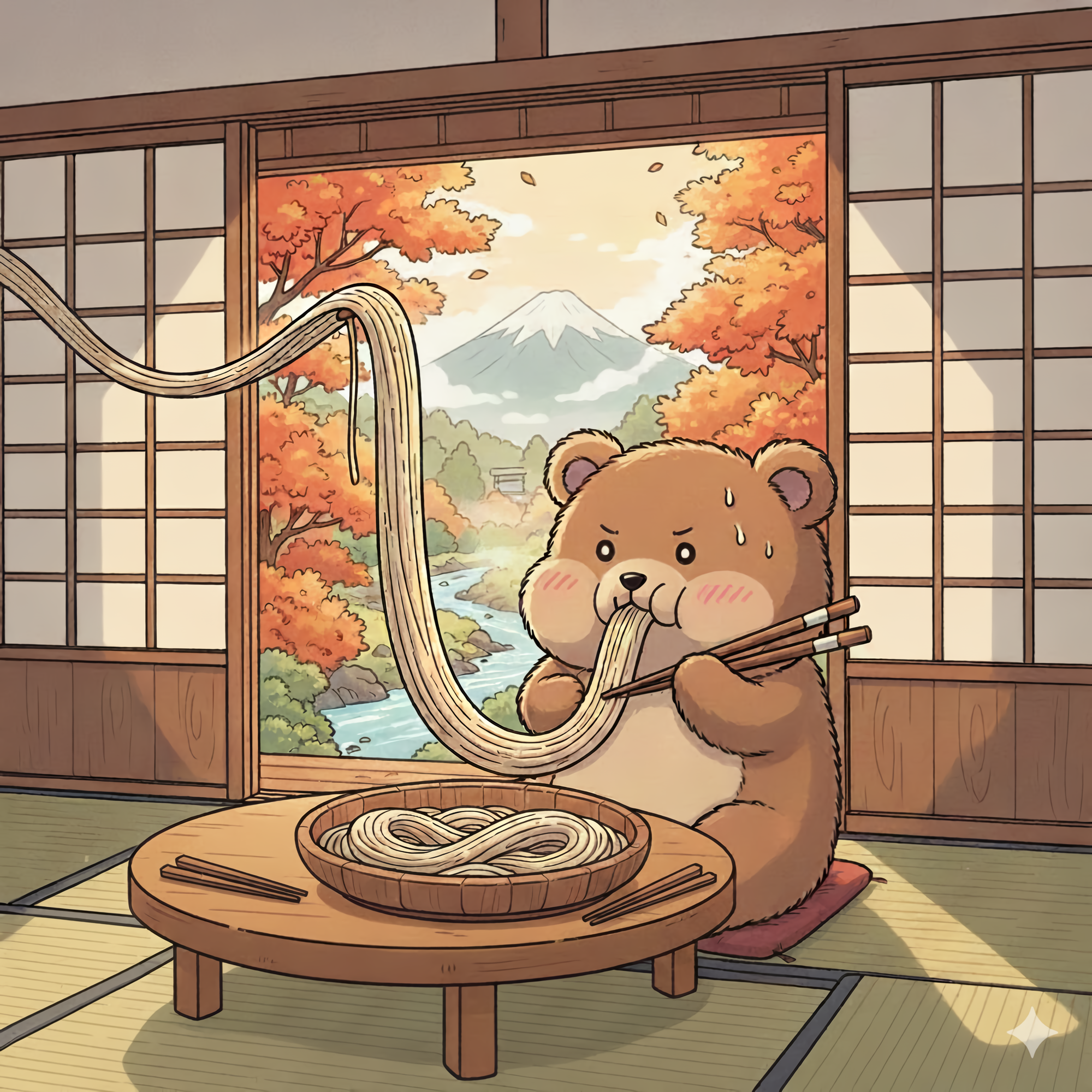 きたわせ ながそば 極太を味わうT-Kumaのイメージ