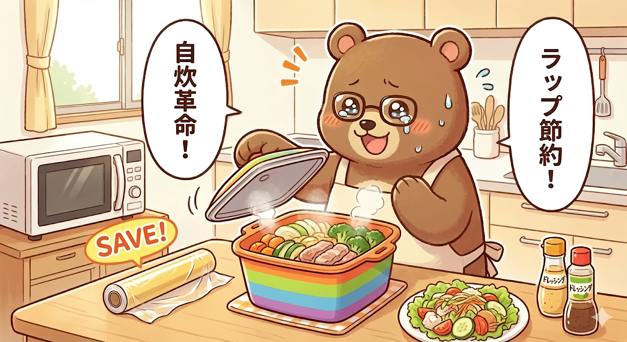 シリコンスチーマーの便利さに大感激のT-Kuma