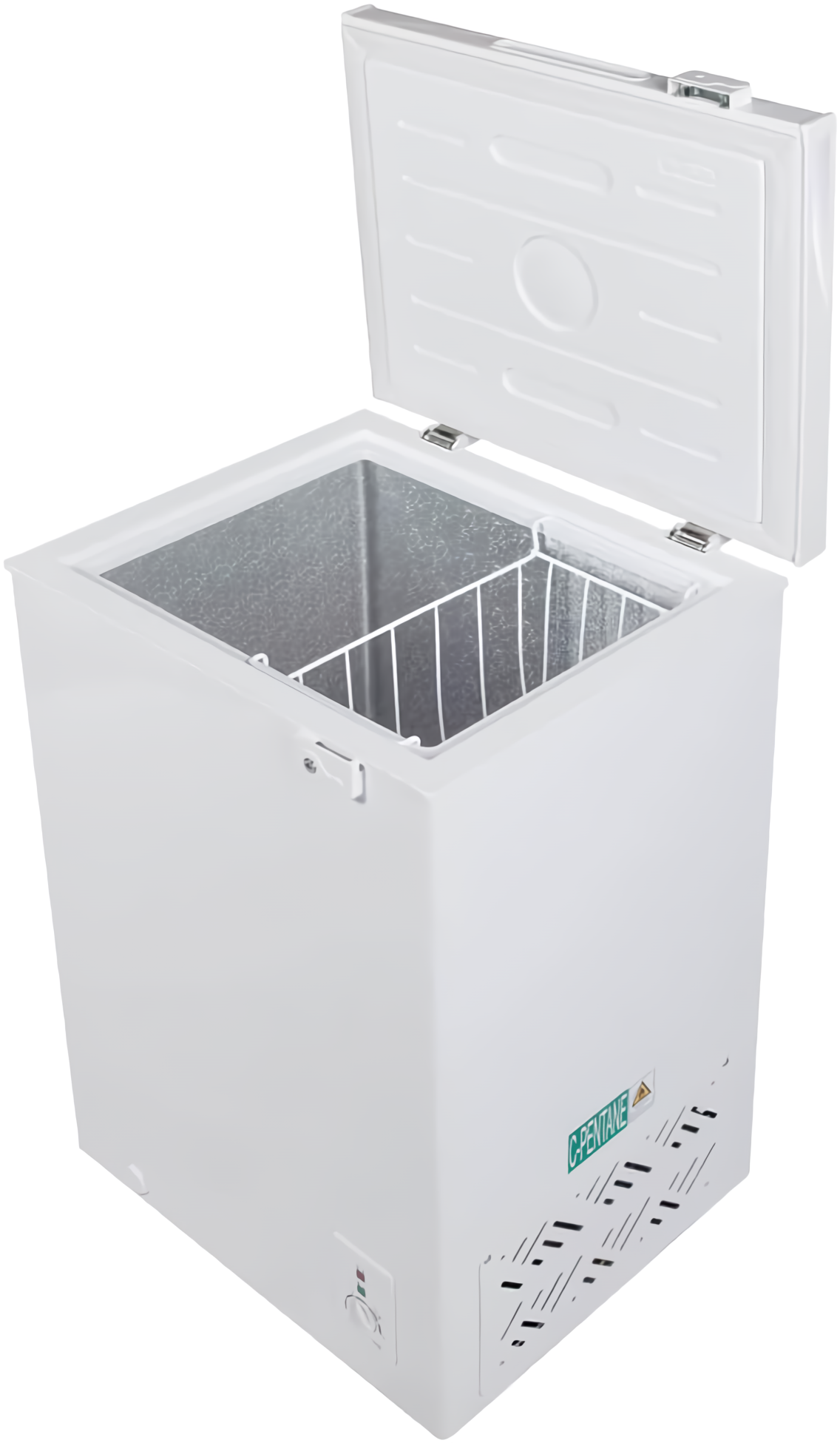 MAXZEN 冷凍庫 99L JF100ML01WH|チェスト型・省スペース大容量モデル