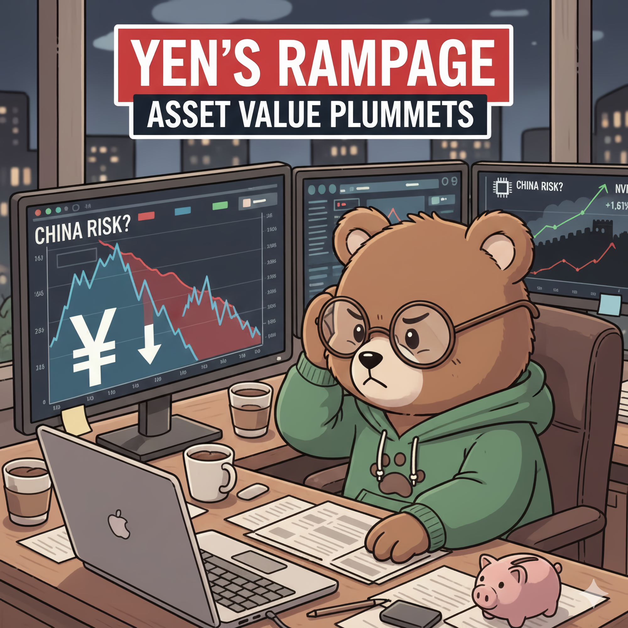 円高で資産急落…それでも米国株を続ける理由|NVDA躍進とチャイナリスクを考える投資日記