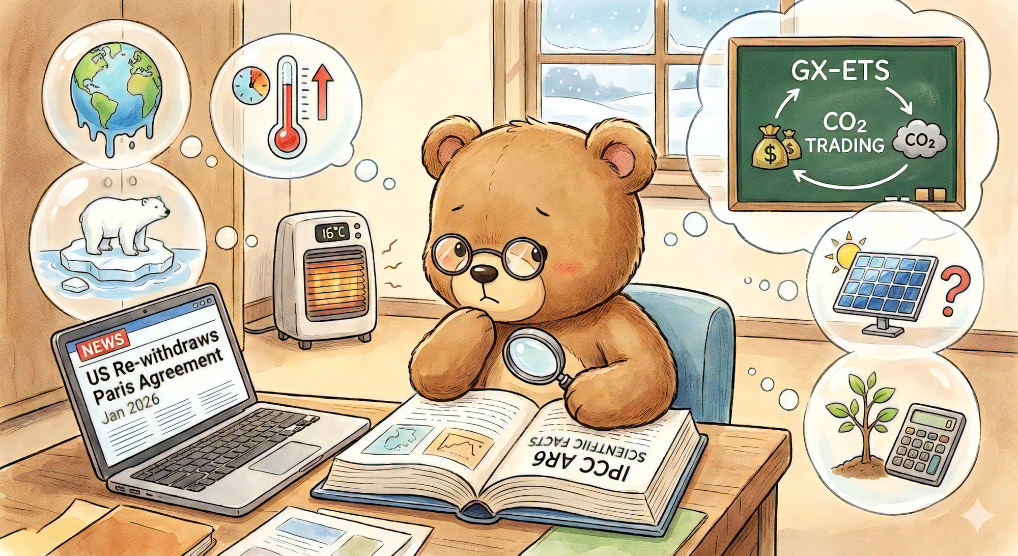 地球温暖化は人為的か？IPCCが示す科学的根拠とCO2・排出量取引制度の論点