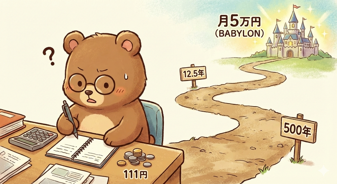 ブログ記事1本の収益から人生の生存戦略を考えるT-Kuma