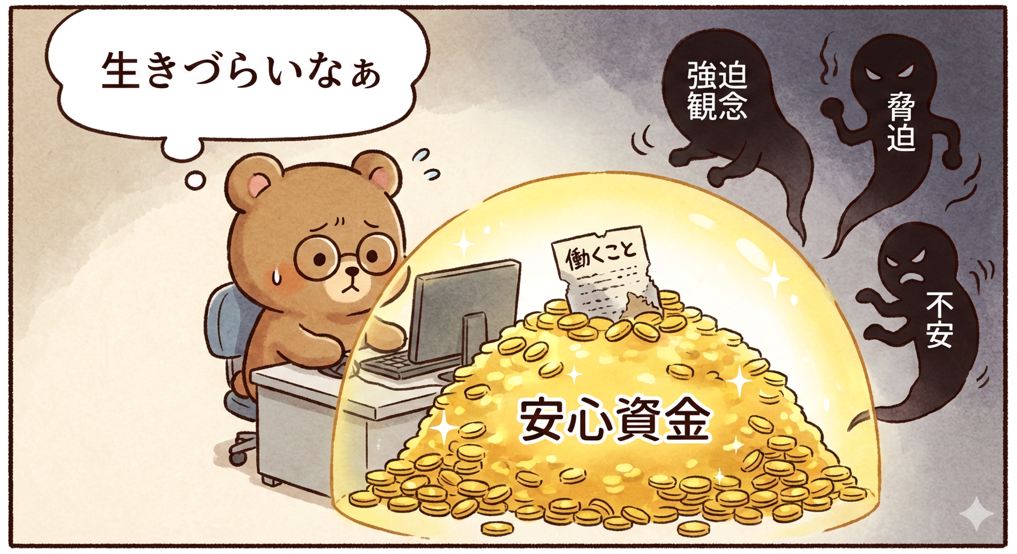 働くために一生分のお金が必要？うつ病・発達障害の私が抱える「本気のジレンマ」