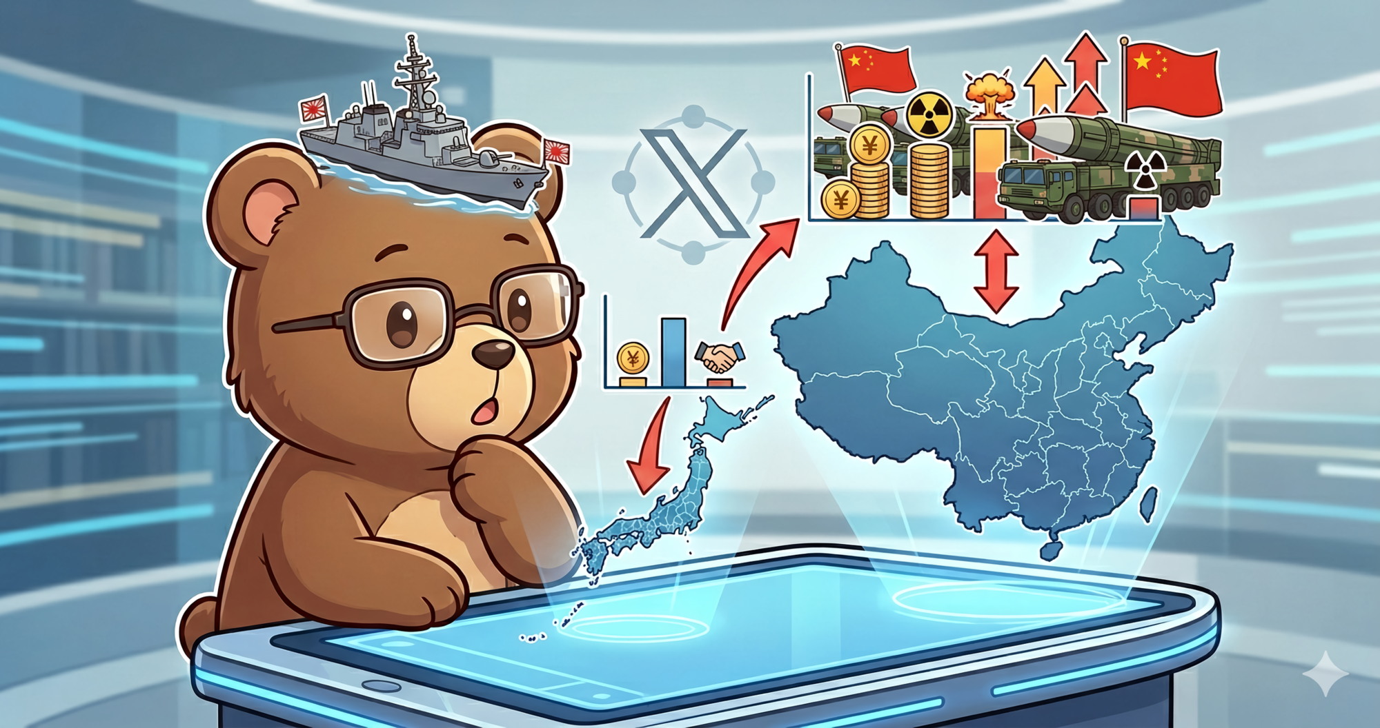 日本は武装解除すべき?中国大使館ポストから考える日中比較データアイキャッチ