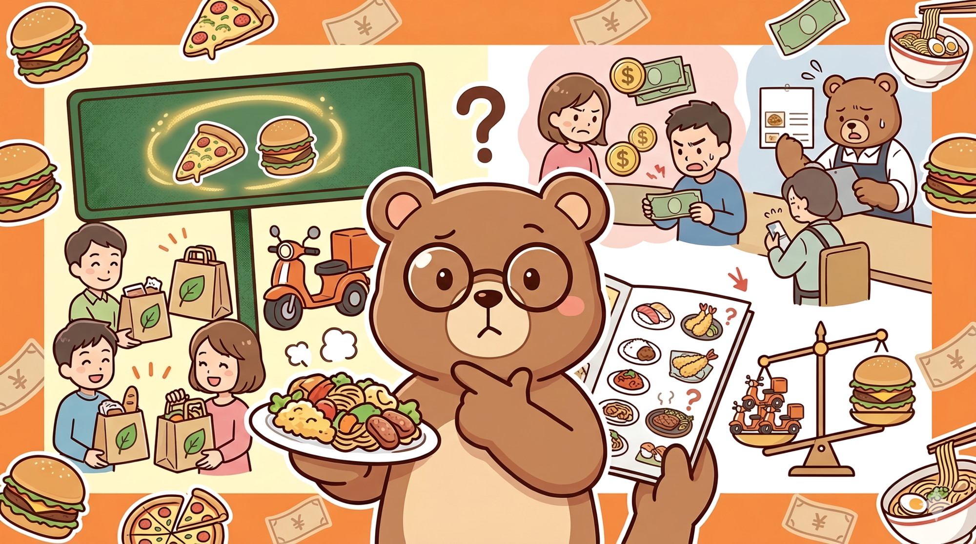 送料無料に喜ぶユーザーは「猿」扱い？出前館とロケットナウの新戦略に感じる「朝三暮四」の危うさアイキャッチ画像