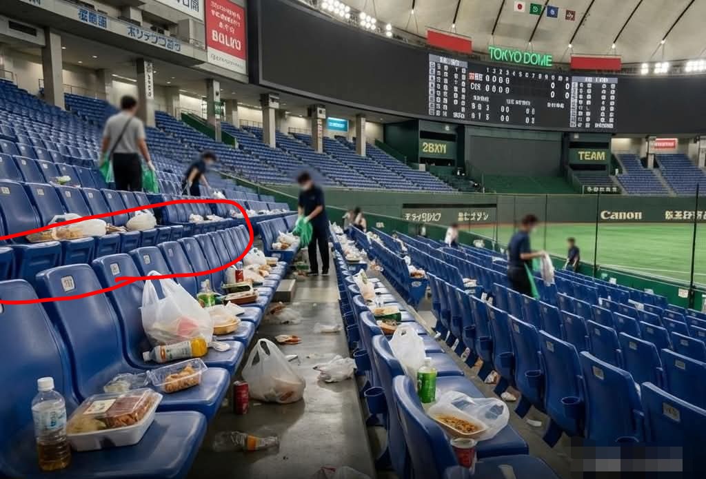 3月10日14時時点で286万PVのフェイク画像（WBCで台湾人が東京ドームにゴミを放置？）フェイク画像である根拠