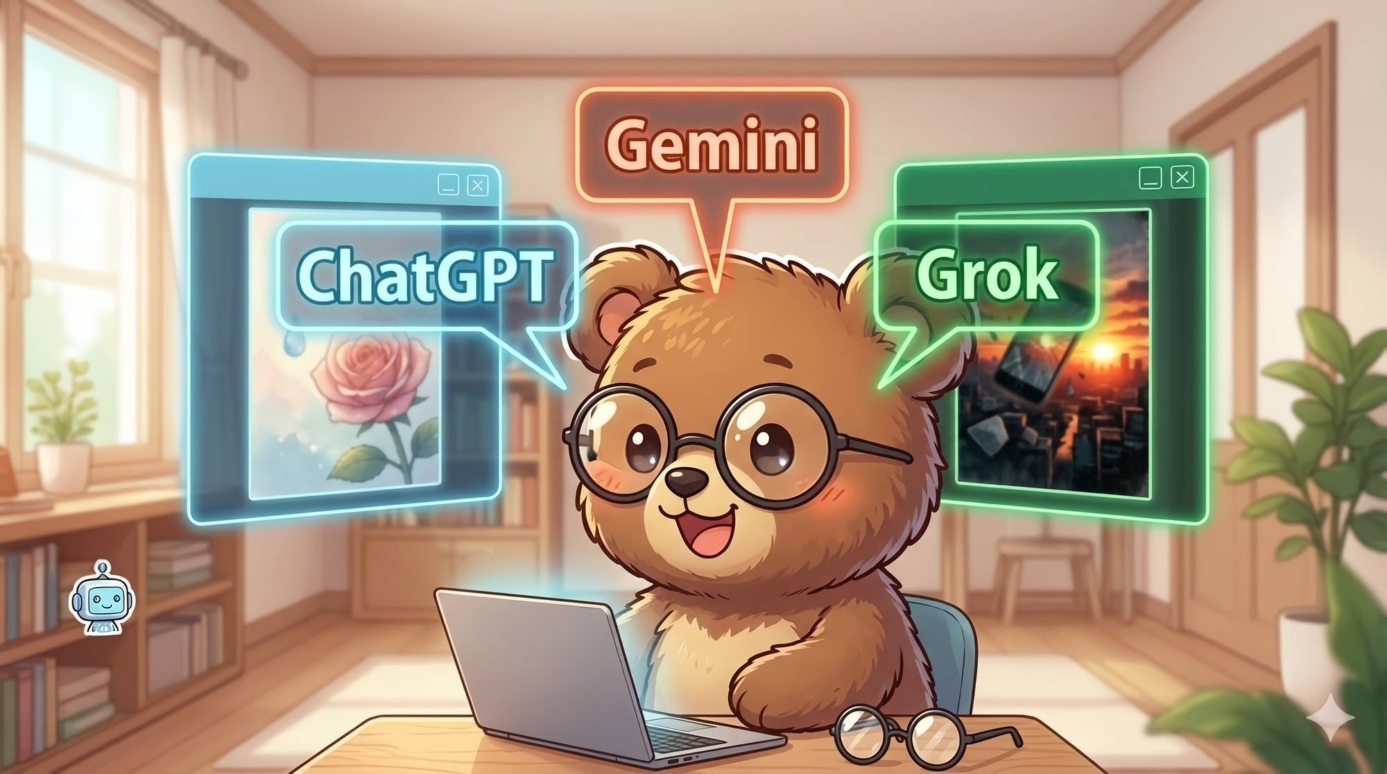 AIは小説を書けるのか？ChatGPT・Gemini・Grokで実話ログを小説化して検証T-Kumaブログアイキャッチ