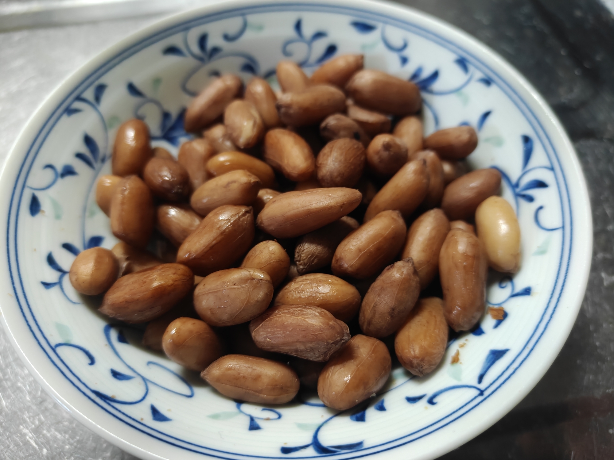 業務スーパーゆで落花生味付けピーナッツ（しょうゆ味）開封画像