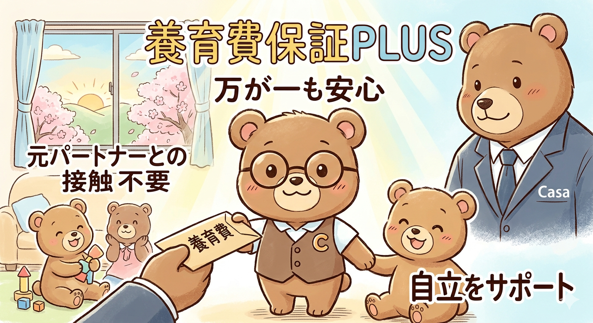 【2026最新】Casa養育費保証PLUSとは？口コミ・費用・審査と注意点を解説【養育費未払い対策】T-Kumaブログイメージ画像