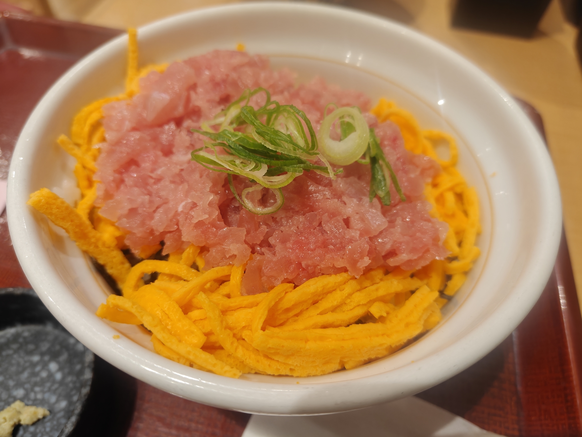 2026年4月 なか卯 まぐろたたき丼 実物画像