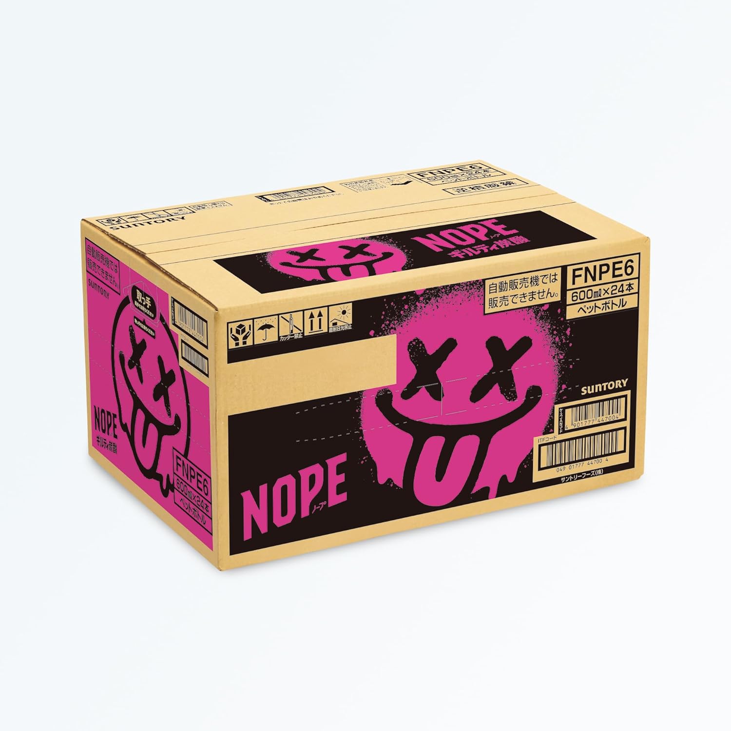 サントリー ギルティ炭酸NOPE(ノープ)600ml✕24本入り箱