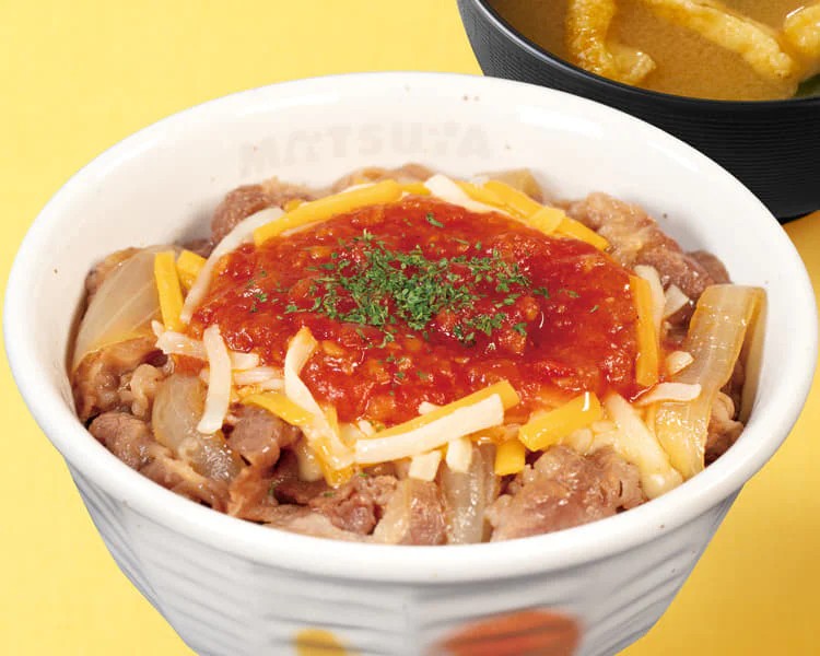 2026年4月 松屋 うまトマチーズ牛めし 公式画像