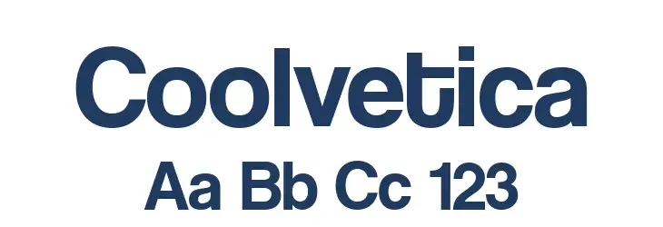 Coolveticaフォント