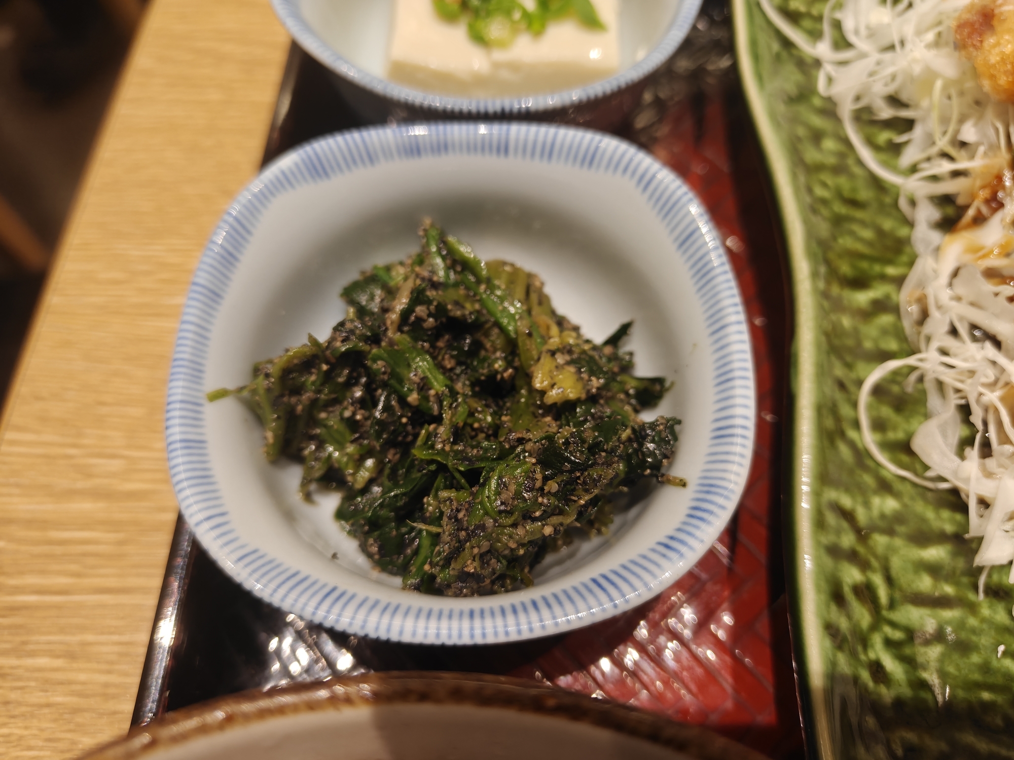 大戸屋 活力定食 実食レビュー 2026年6月 ほうれん草の胡麻和え 拡大