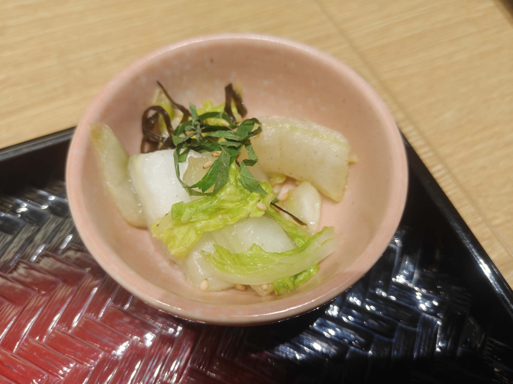 大戸屋 毎日定食 2026年7月 実食レビュー 白菜の浅漬け