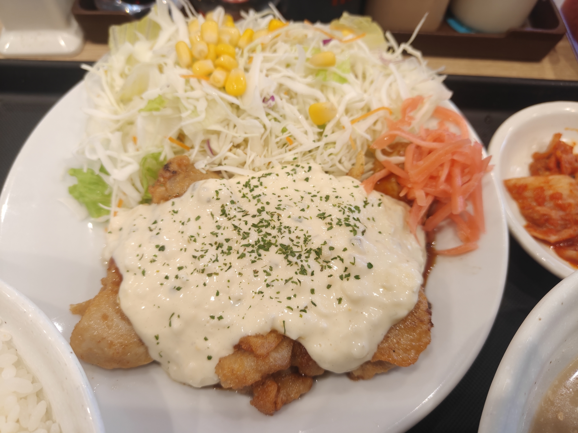 松屋 冷や汁チキン南蛮 まずい?美味しい?口コミ・実食レビュー・カロリーまとめ チキン南蛮拡大