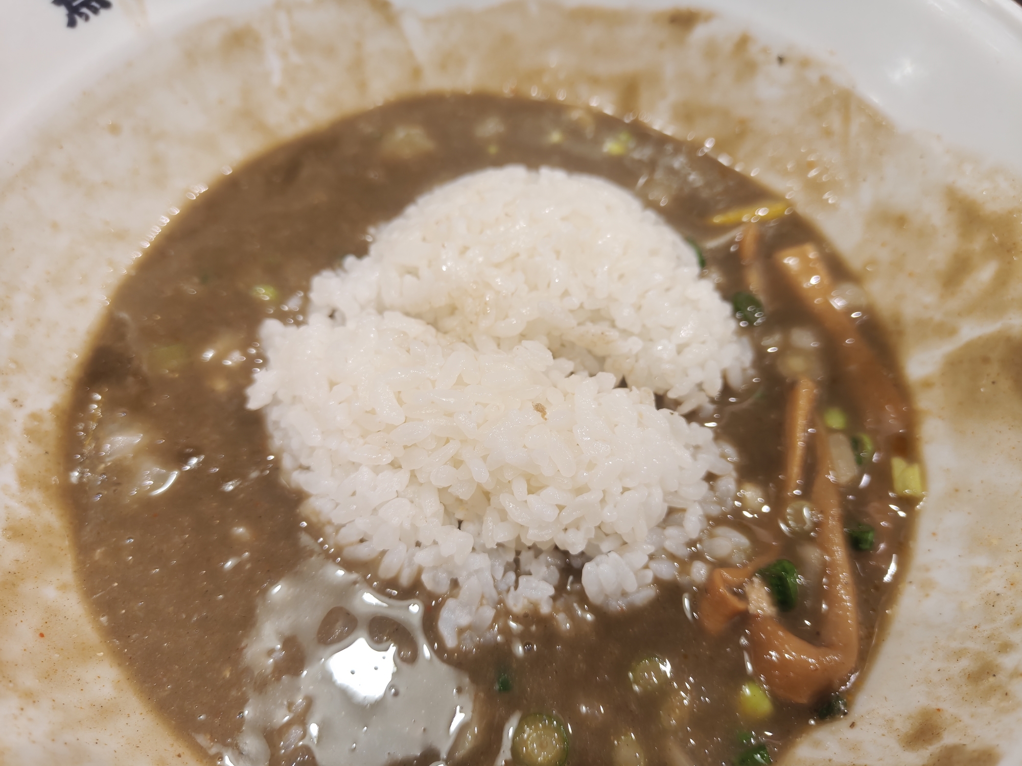 煮干しラーメン山岡家 まずい?美味しい?口コミ・実食レビュー【2026年8月】 鬼煮干しラーメン ライスイン