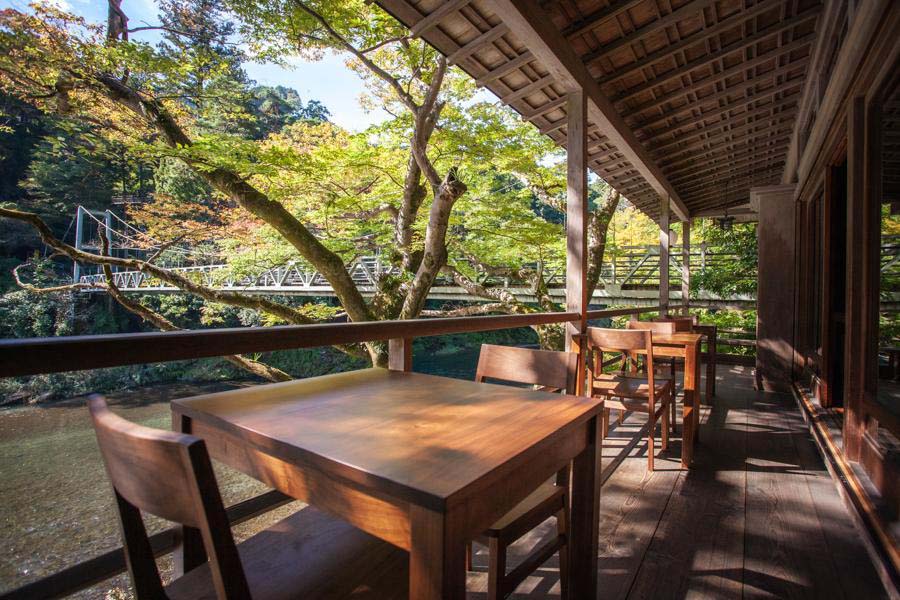 CAFE雫のテラス席