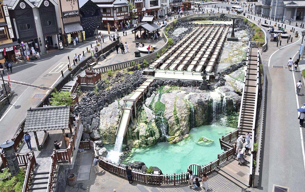 草津温泉の湯畑