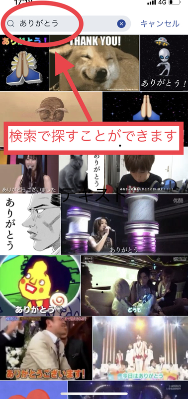 GIF動画 選択