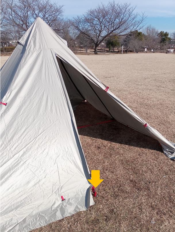 新幕導入 ～FIELDOOR FORK TENT 280 PLUS～ - お酒とキャンプと雑記録