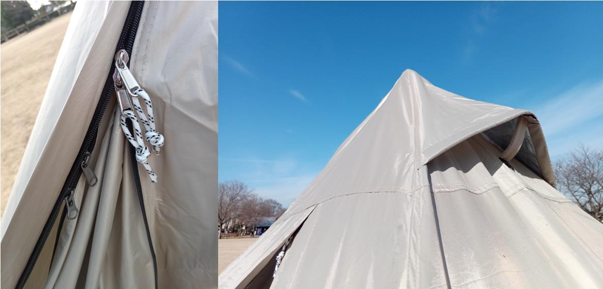 FIELDOOR フォークテント280プラス ワンポールテント 美品 FIELDOOR（フィールドア） | フォークテント 280 プラス