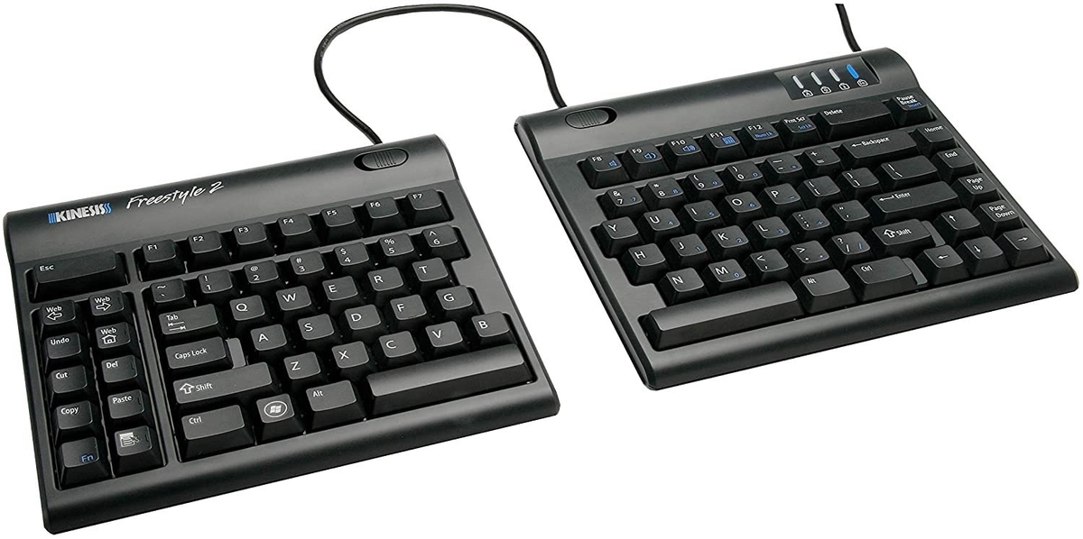 未開封品！Kinesis Freestyle2 エルゴノミクス キーボード Amazon.co.jp: Kinesis Freestyle2 Ergonomic Keyboard for PC