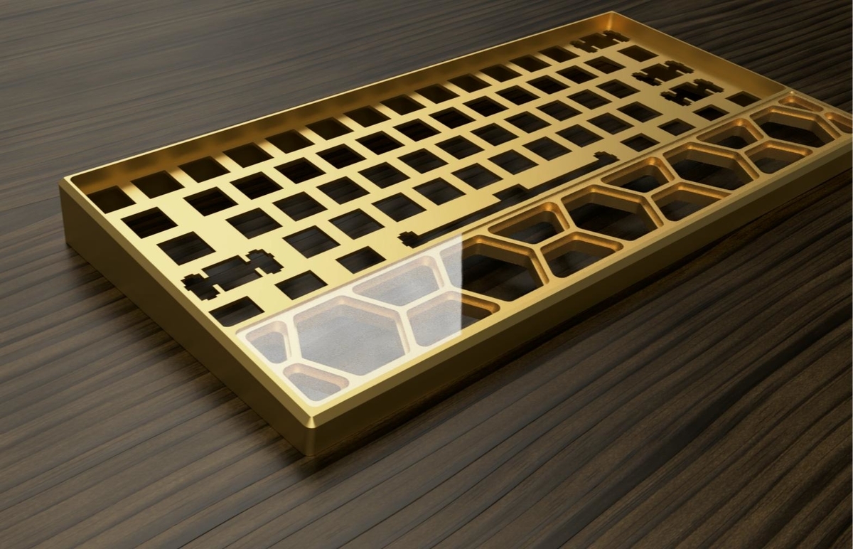 Licit MK2 Brass - 真鍮削り出しのキーボードケース - - TALPKEYBOARD BLOG